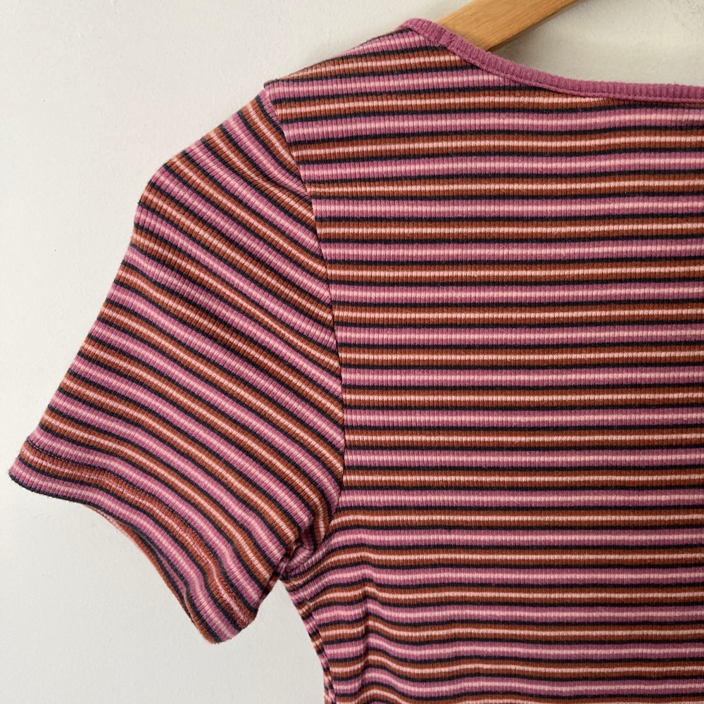 LEVIS Women Striped T-shirt Size Xs - Picture 5 of 5
